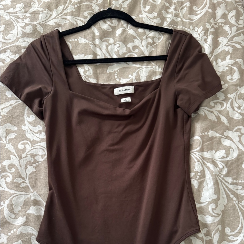 Babaton square neck line bodysuit